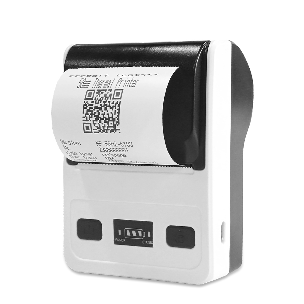 Receipt Printer - طابعة إيصالات حرارية صغيرة بتقنية البلوتوث