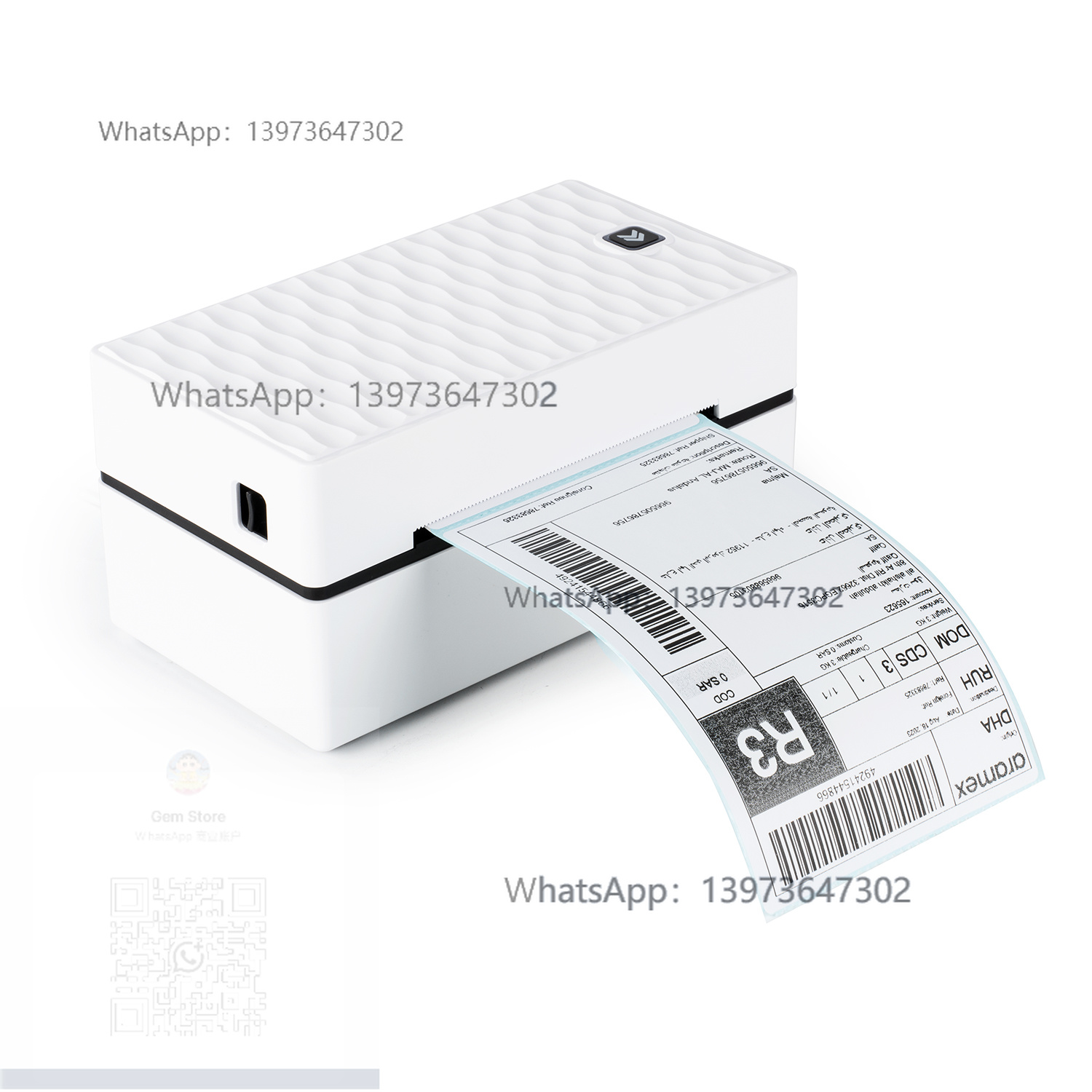 Label Maker - 4x6 USB بلوتوث طابعة حرارية سطح