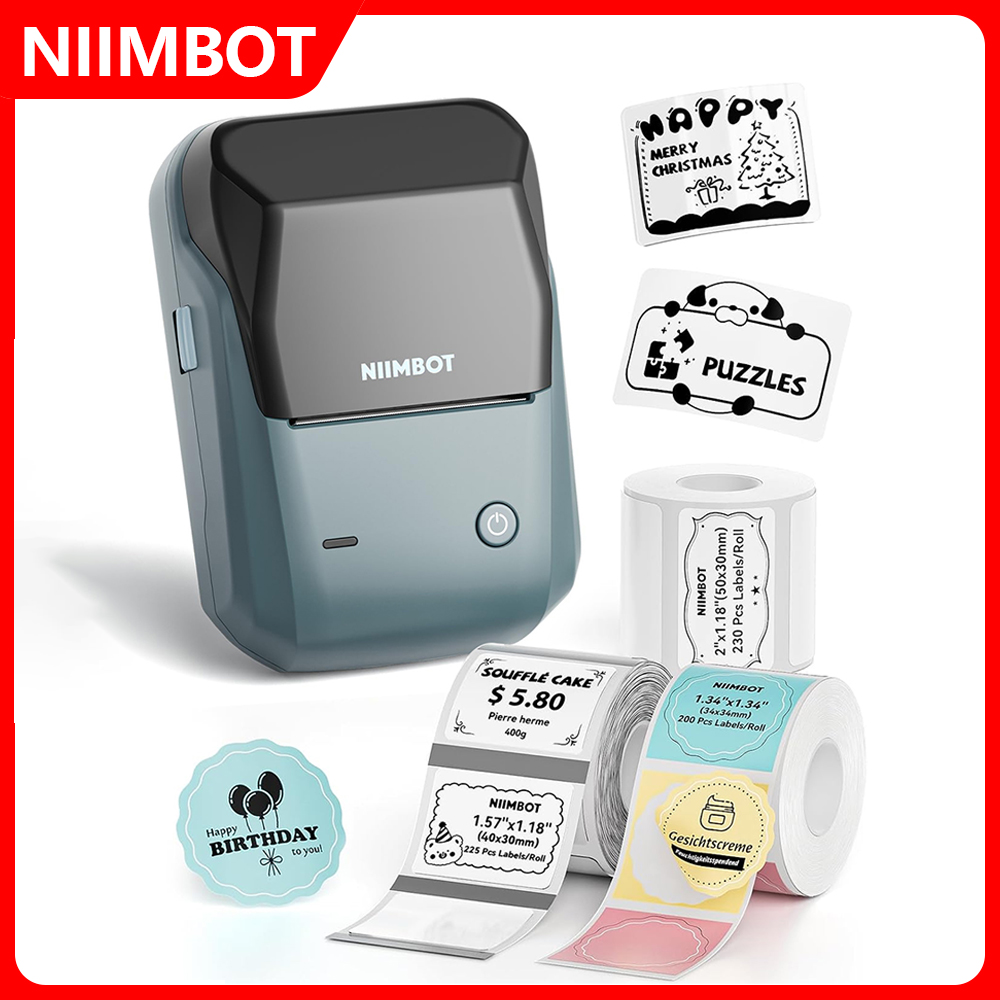 طابعة حرارية محمولة NIIMBOT B1 - مراجعة Commercial Book Printing Machines وسعره