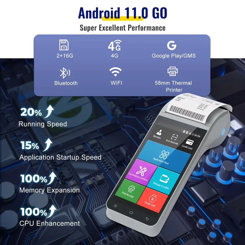 نظام نقاط البيع المحمول Z91 بش - مراجعة Receipt Printer وسعره