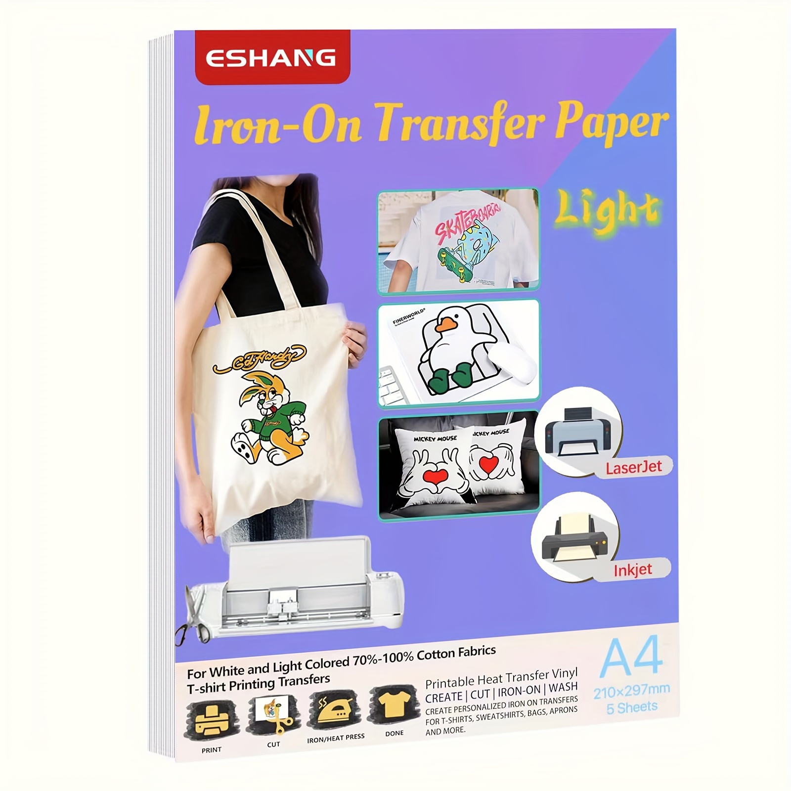 ورق نقل الحرارة بحجم A4 للنسيج - مراجعة Commercial Fabric Printing Machine وسعره
