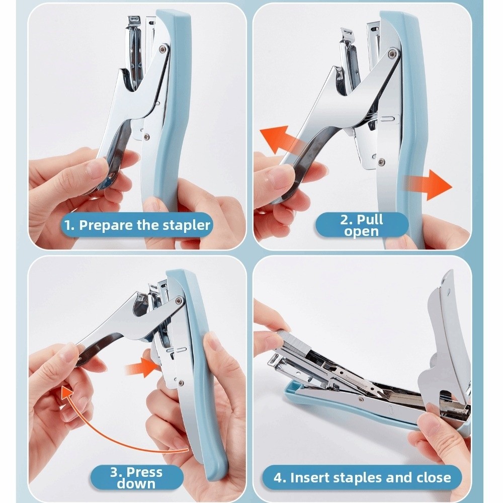 دباسة يدوية معدنية تعمل بالراف - مراجعة Stapler Heavy Duty وسعره