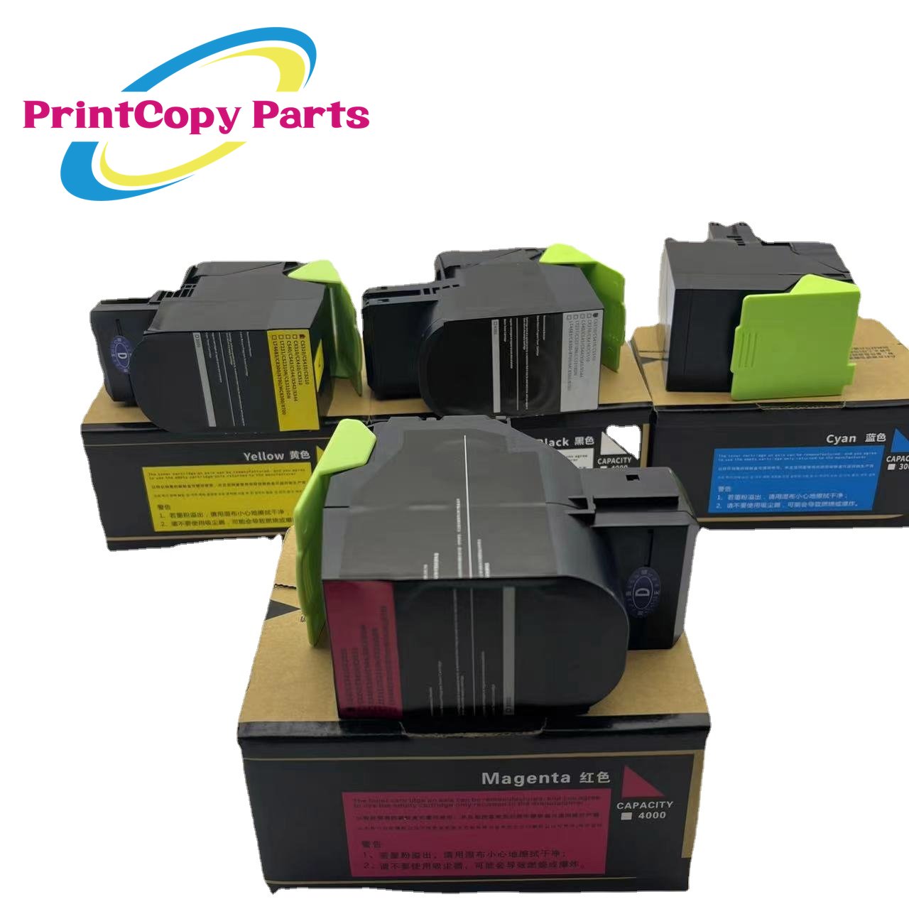 خرطوشة حبر CMYK 4K 3K لـ Lexma - مراجعة Toner Cartridge وسعره